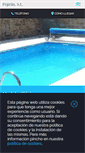 Mobile Screenshot of piscinasenleon.com